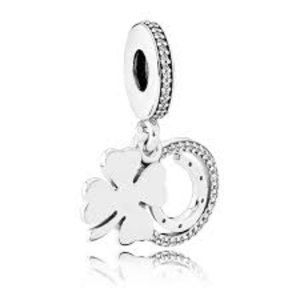 Pandora Lucky Four Leaf Clover charm